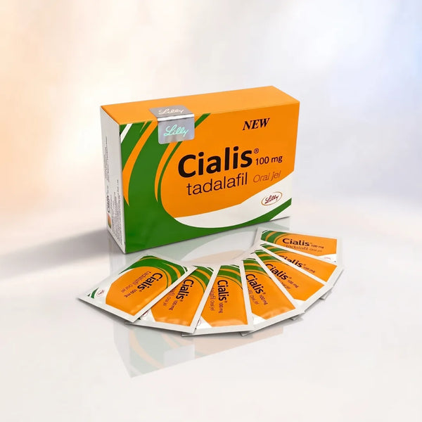 Cialis 7 × 100 mg żel doustny pudełko